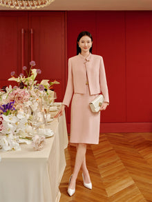 Slim-Fit Waist-Cinching Dress | Pink