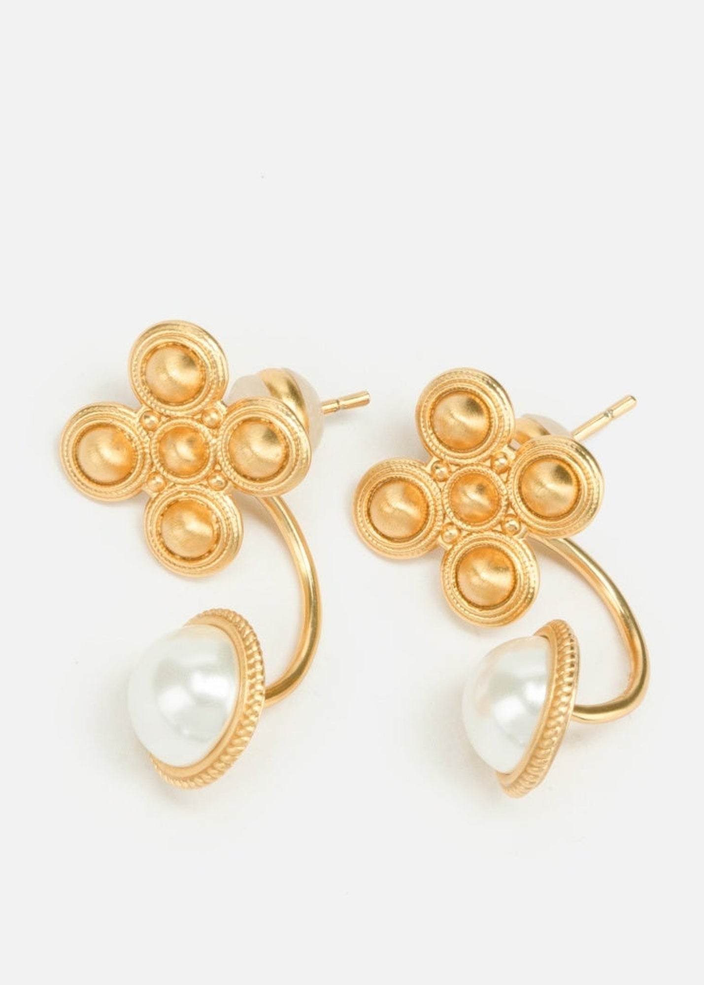 Ethnic Earrings | Copper/Glass Beads