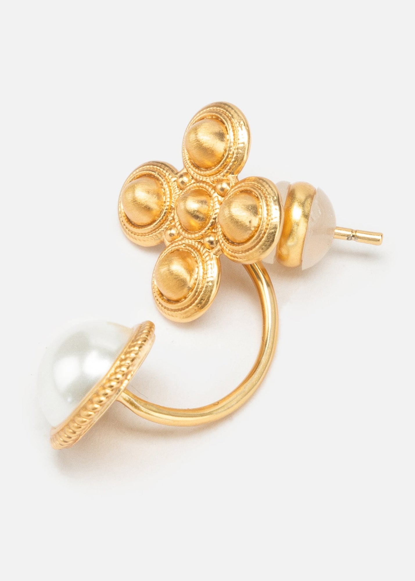 Ethnic Earrings | Copper/Glass Beads
