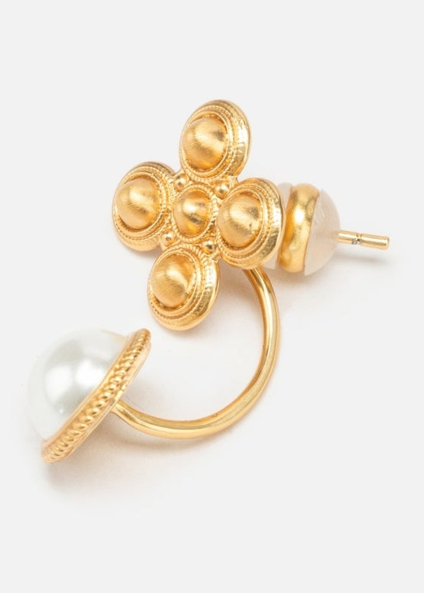 Ethnic Earrings | Copper/Glass Beads