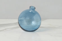 Glass Sphere Bud Vase | Navy Blue