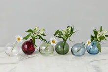 Glass Sphere Bud Vase | Navy Blue