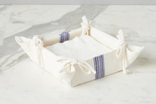 Napkin Tray | Vintage Navy Blue Stripe