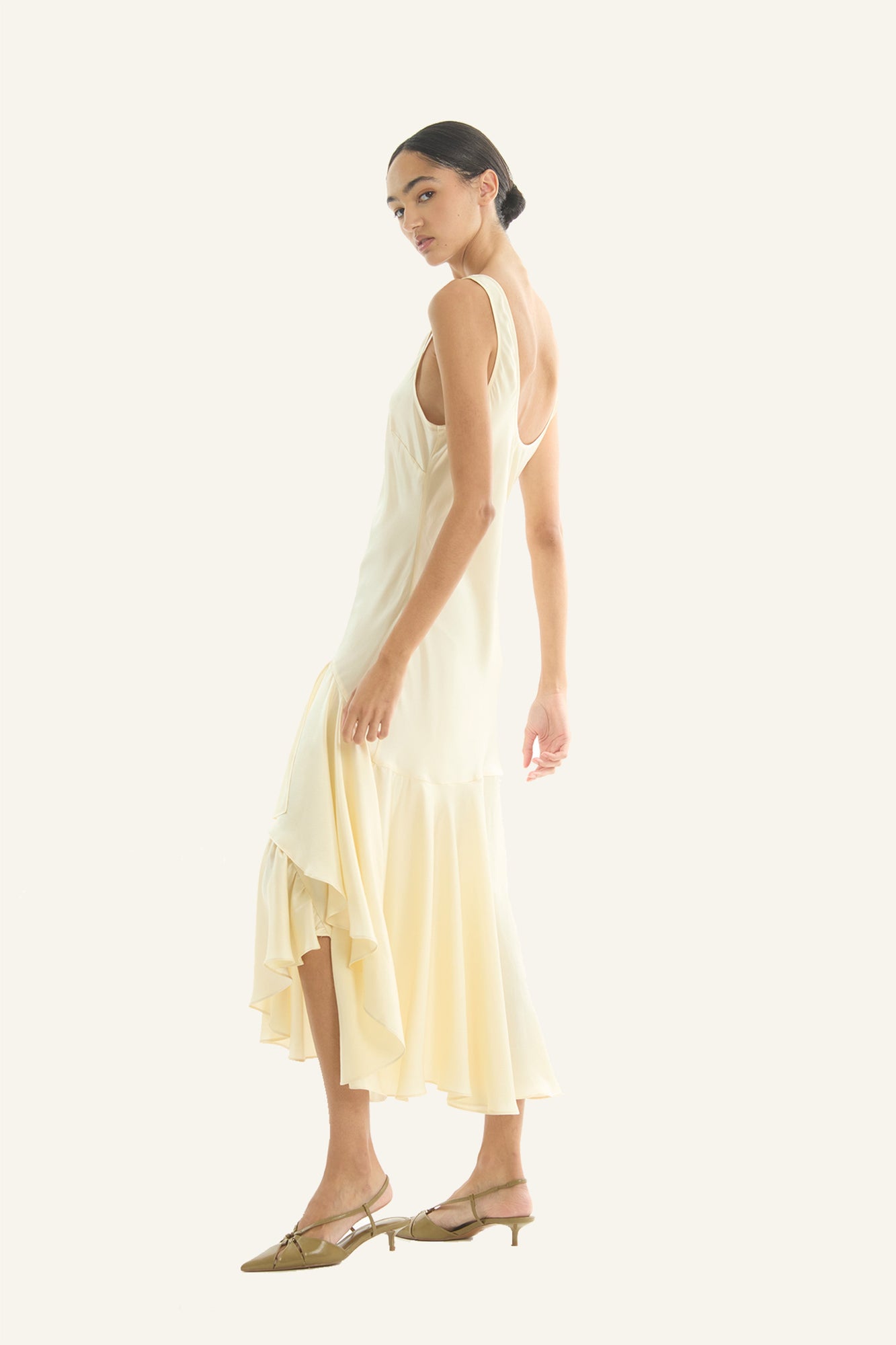 Evelyn Dress | Vintage Creme