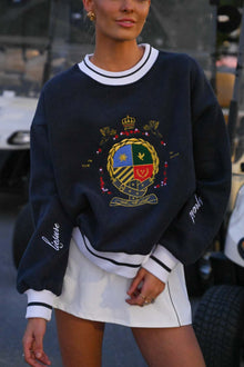 Herald Crest Sweatshirt | Navy