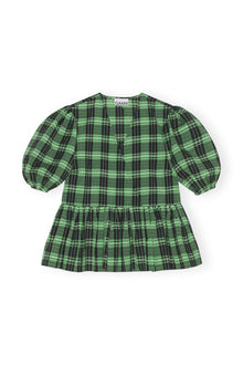 Seersucker Check Wrap Blouse | Peapod