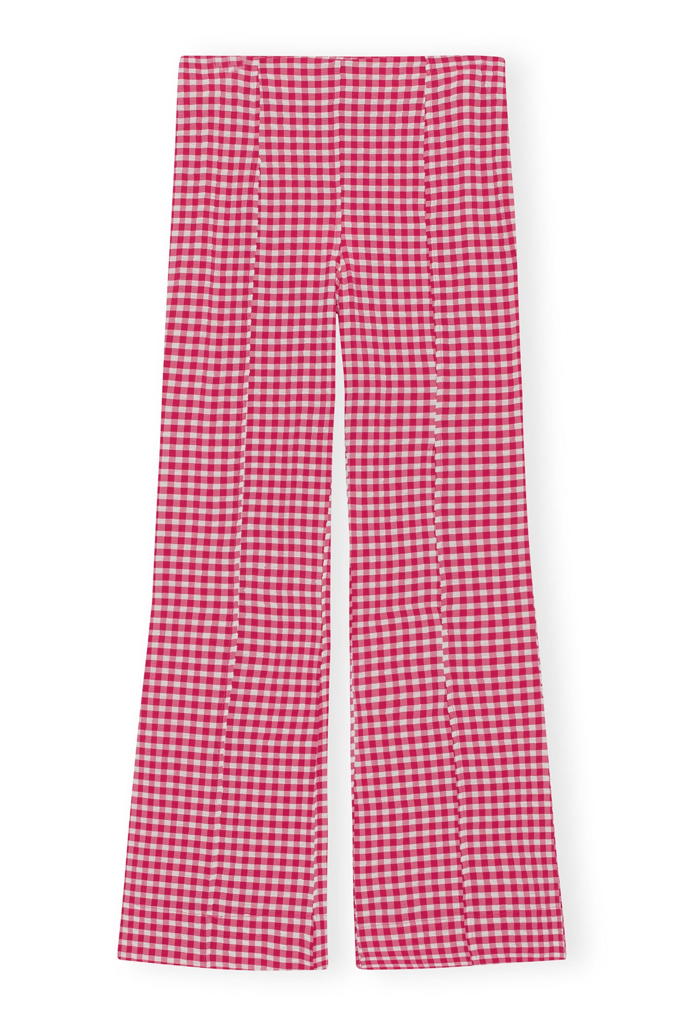 Stretch Seersucker Cropped Pants | Love Potion