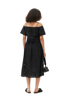 Broderie Anglaise Skirt | Black