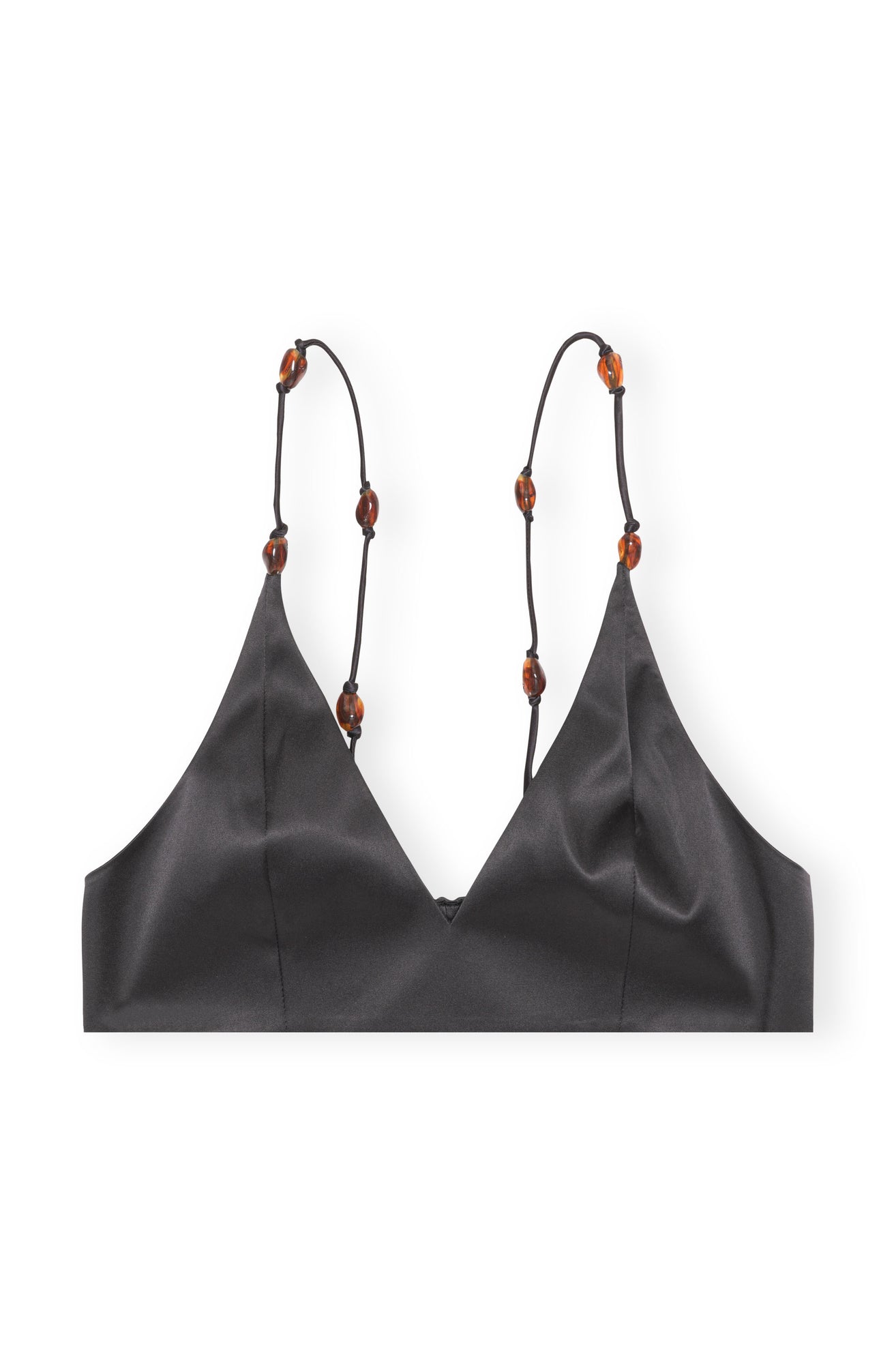 Double Satin Top | Black