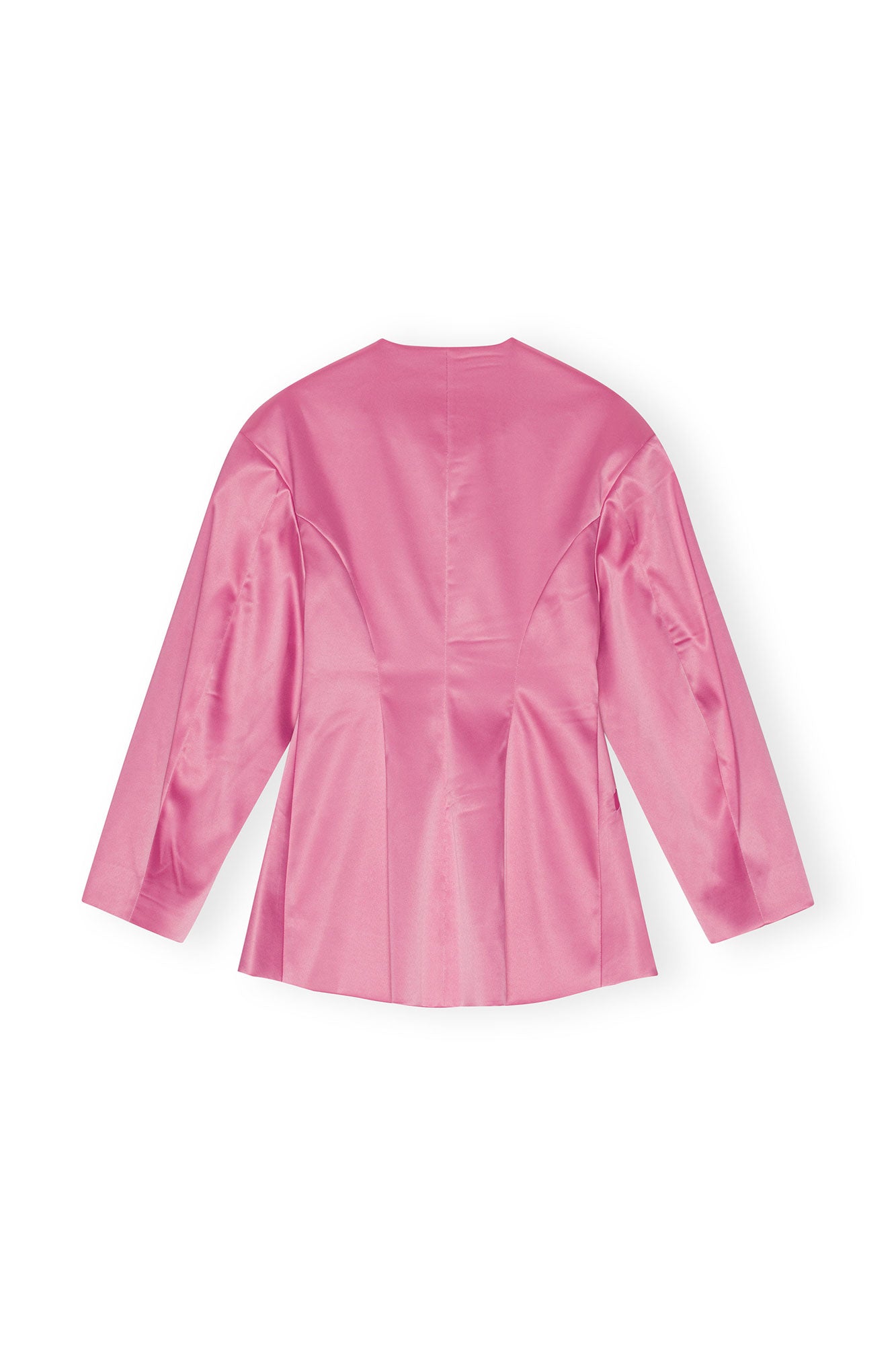 Double Satin Fitted Blazer | Wild Orchid