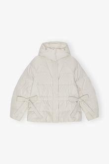 Tech Seersucker Oversized Puffer Jacket | Tofu