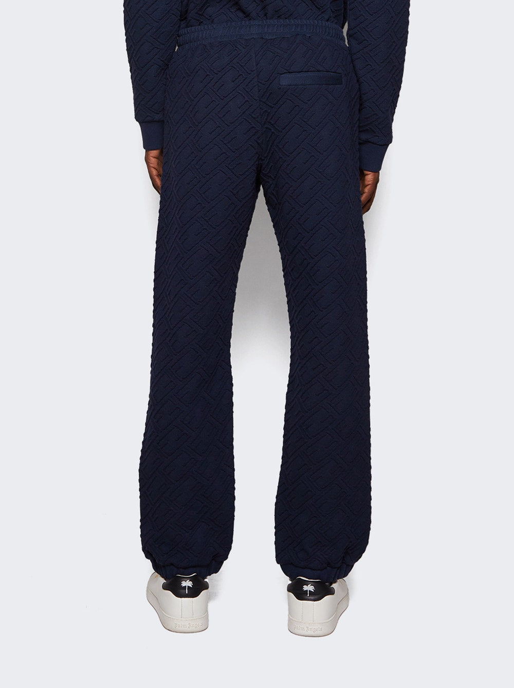 Men | Fendi | Embossed Jersey Sweatpants | Navy
