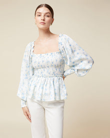 Smocked Blouse | Ice Water