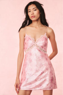 Finta Sequin Mini Dress | Flamenco Pink