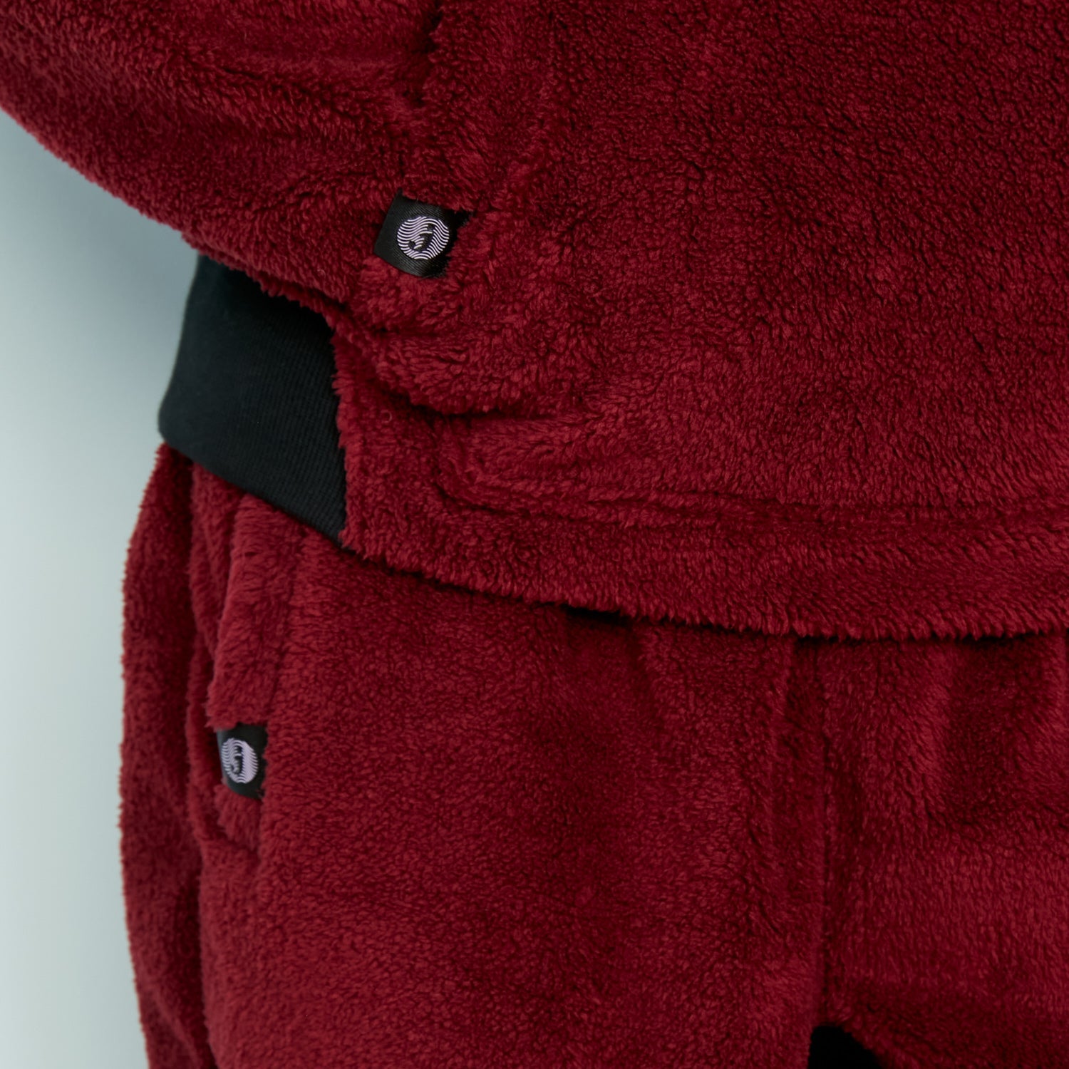 Sherpa Fleece Short | Cabernet