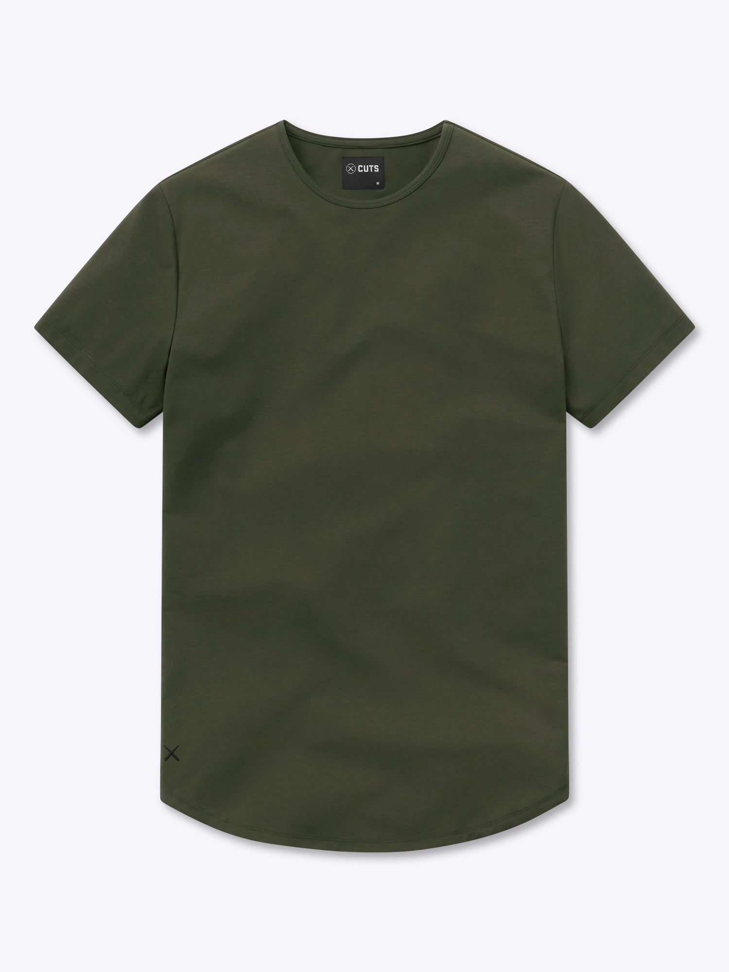 AO Curve-Hem Tee | Forest Signature-fit PYCA Pro