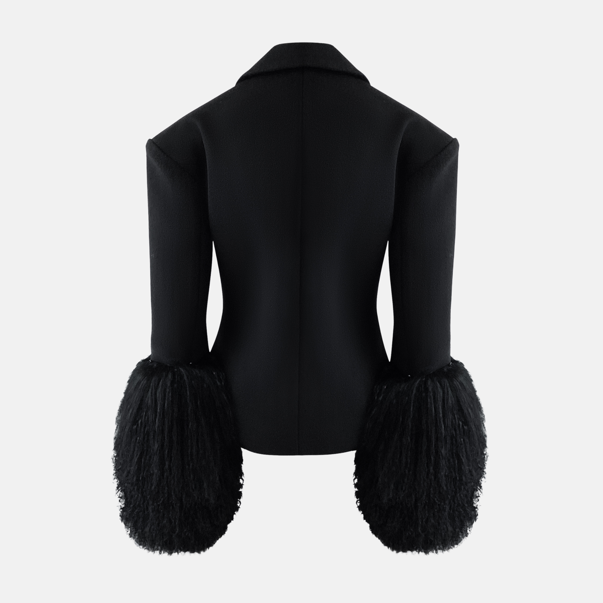 OW Collection FRANCES Wool Blazer Blazer 121 - Black