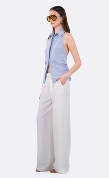 Pamela Top | Blue/White Stripe