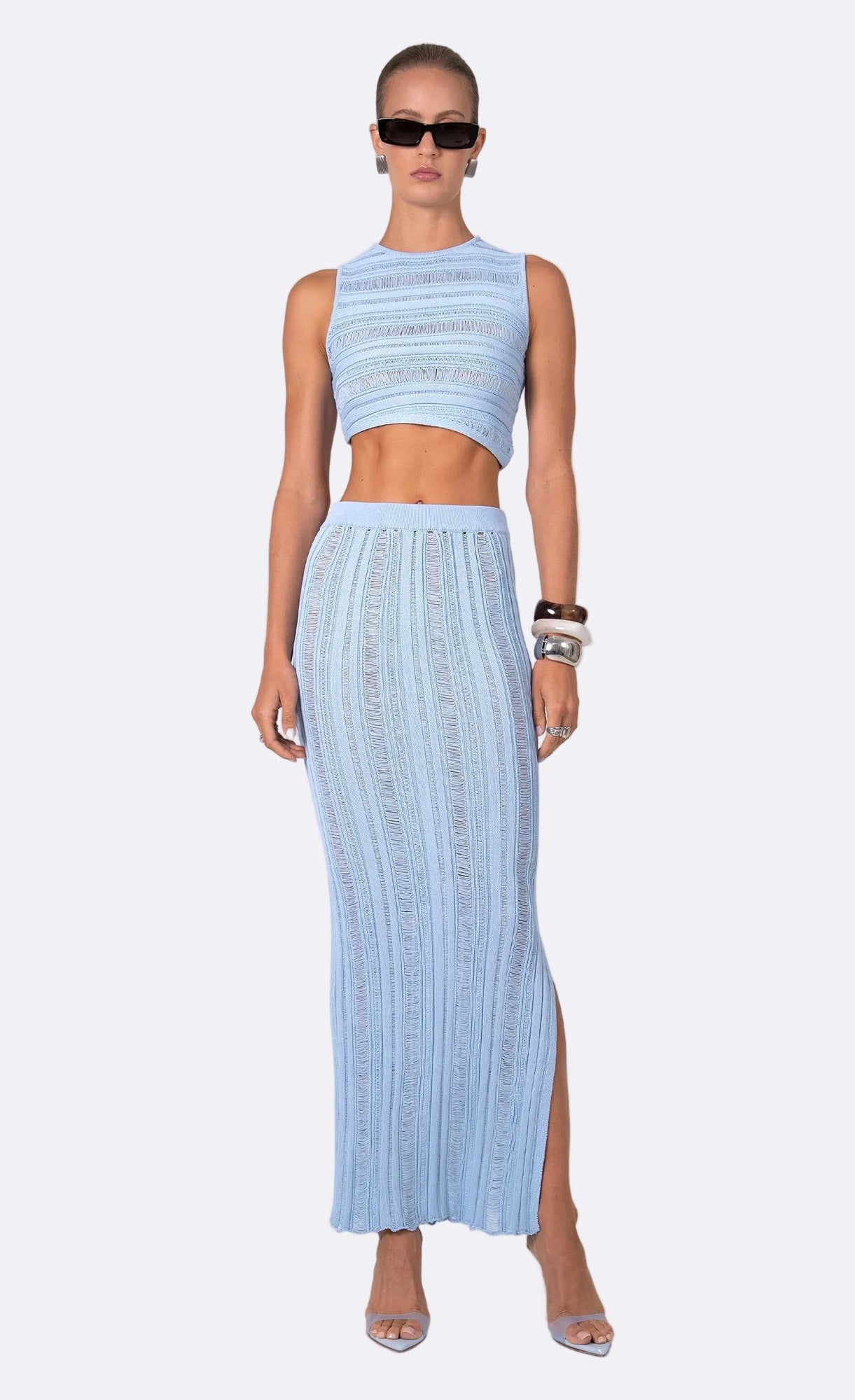 Jasmine Crop | Baby Blue