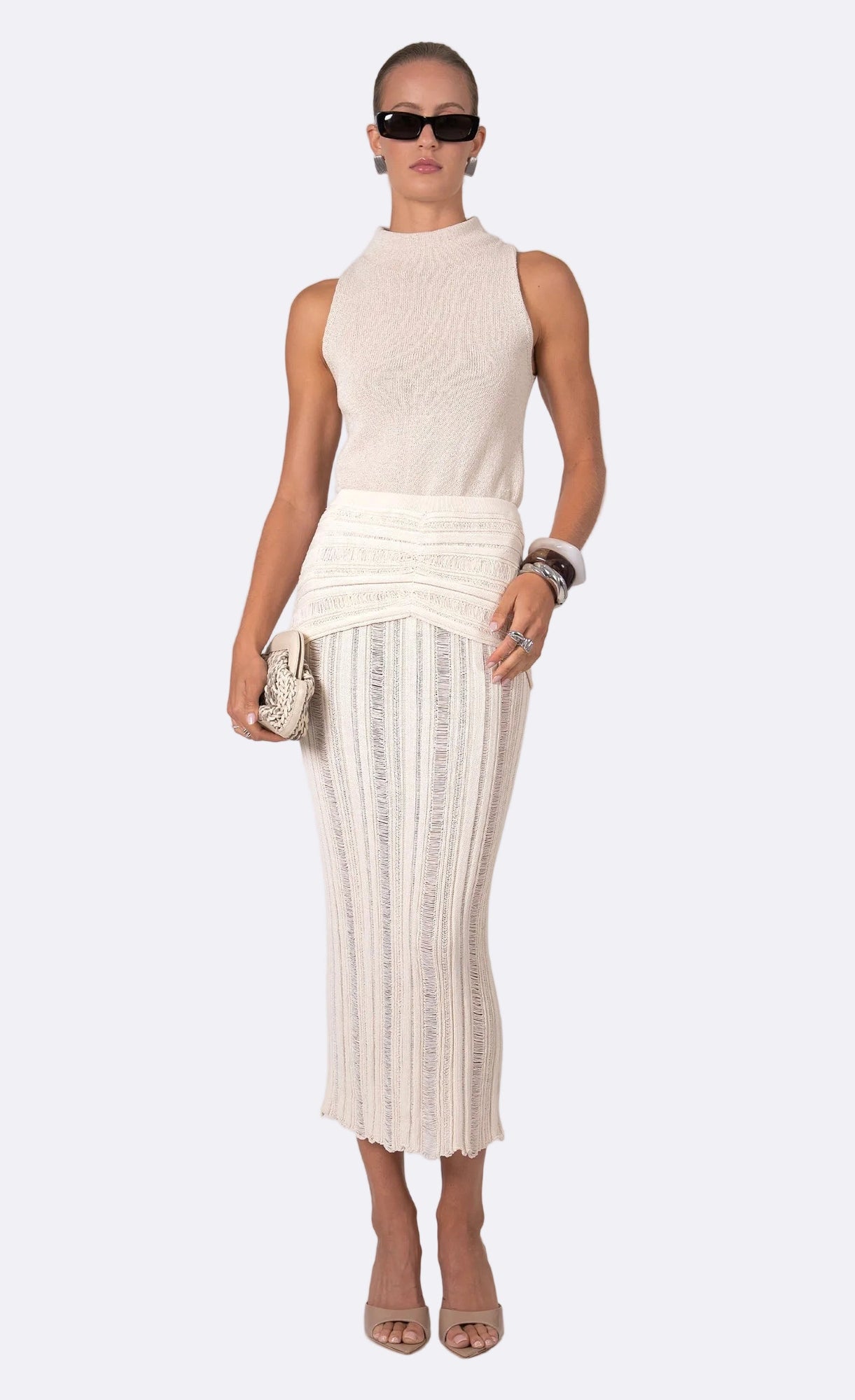 Violette Skirt | Beige