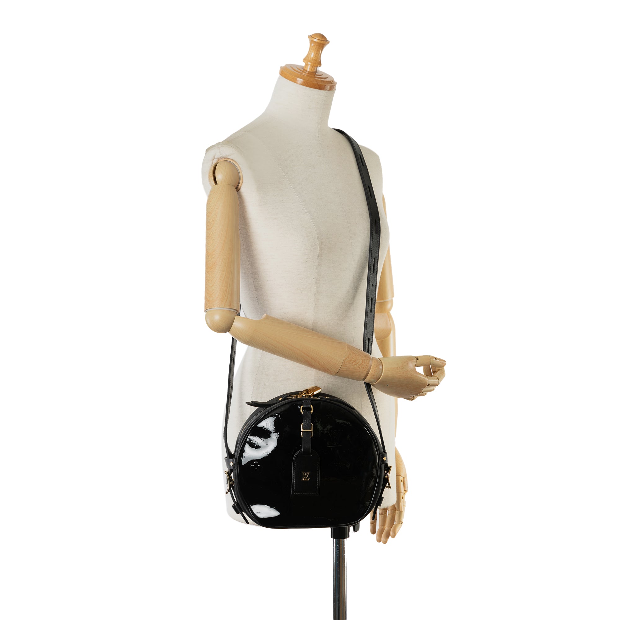 Louis Vuitton | Pre-Owned Monogram Vernis Boite Chapeau Souple MM | Black