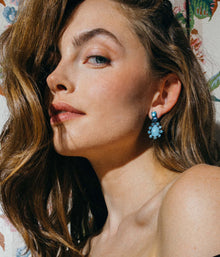 Fabienne Drop Earrings | Aqua