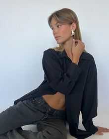 Croissant Statement Earrings | Silver Plated