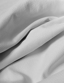 Faux Leather Micro-Mini Skirt::White::Detail