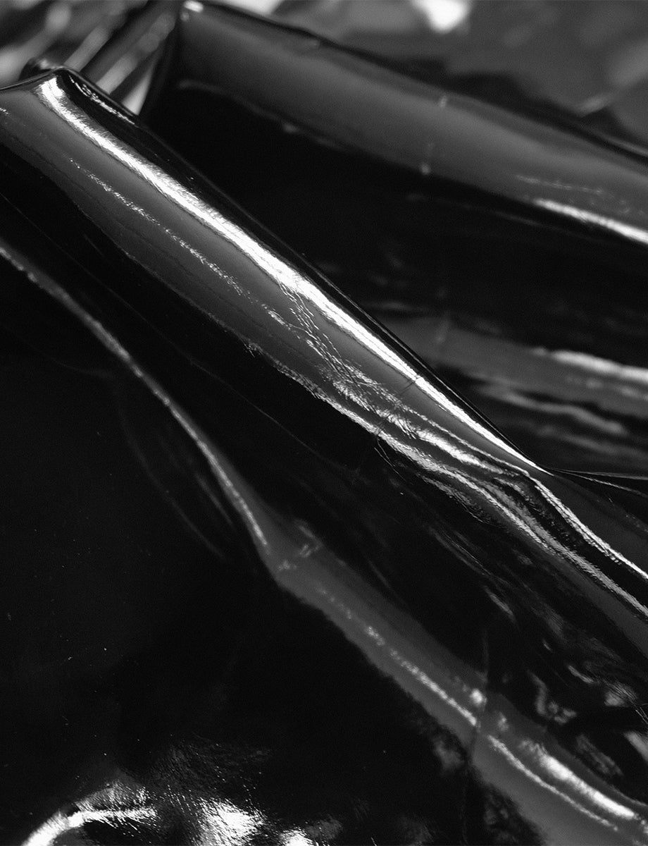 Faux Patent Leather Legging::Black::Detial