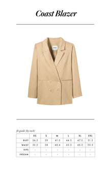 Coast Blazer | Tan