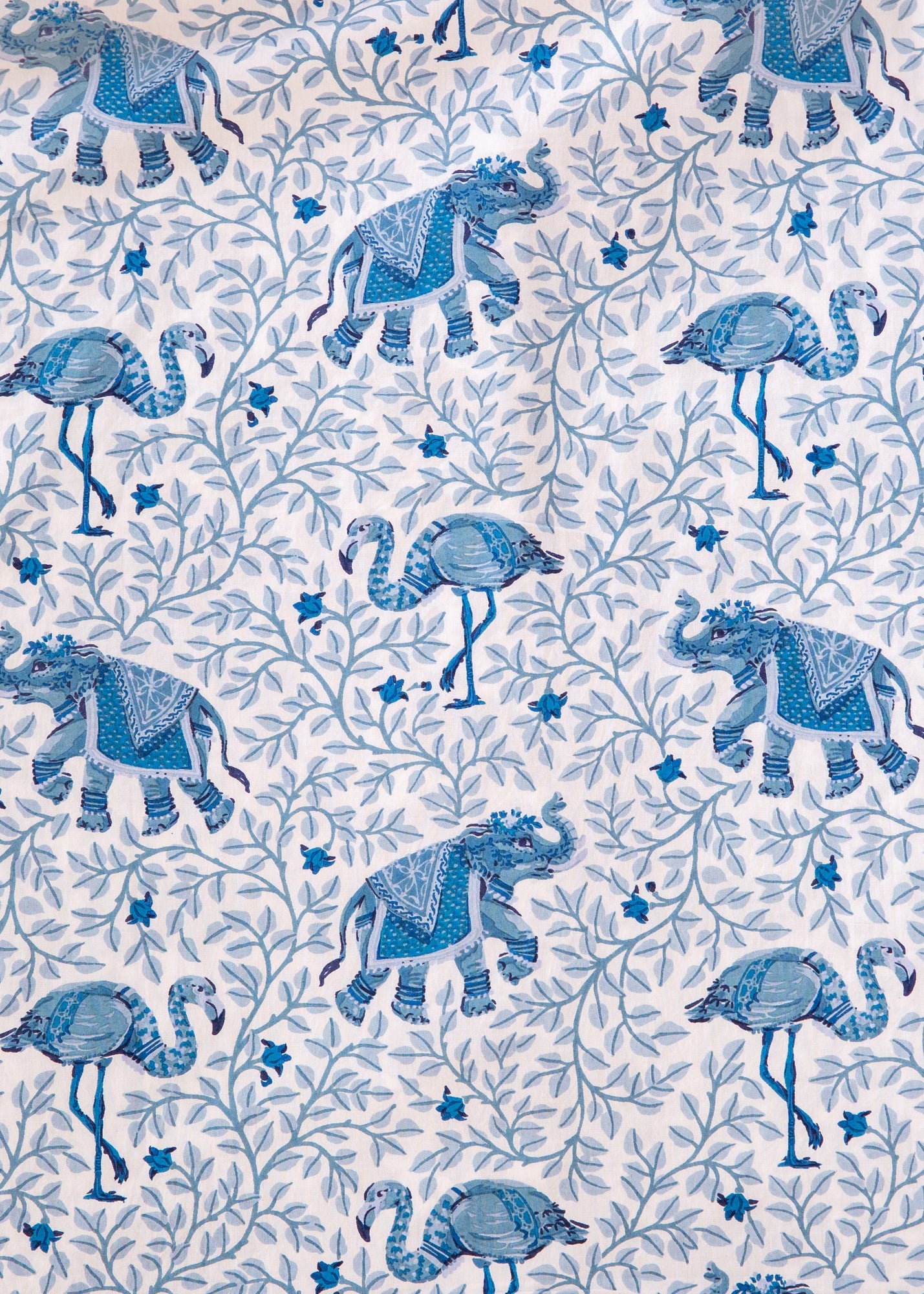 Flamenco - Pajama Shorts - Pale Blue - Printfresh