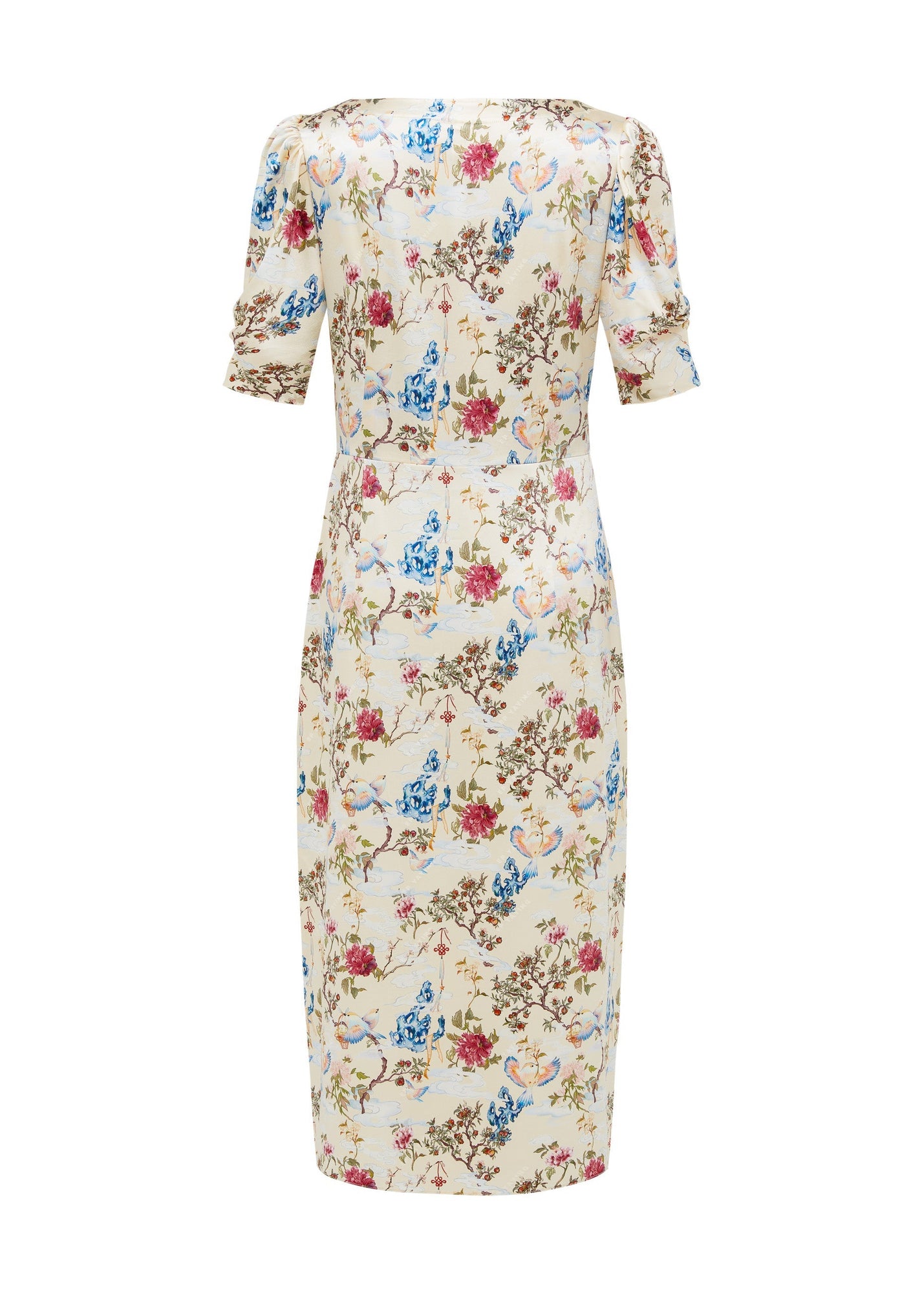 Floral Dress | Beige