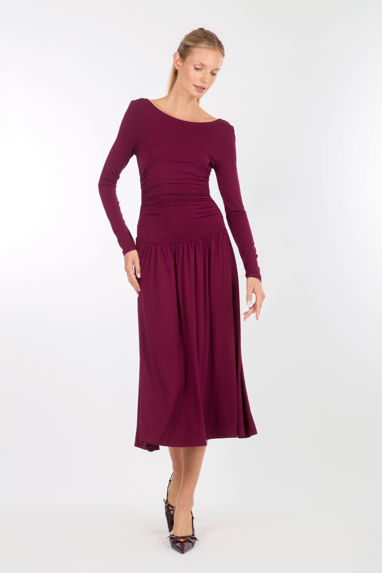 Florence Dress | Garnet