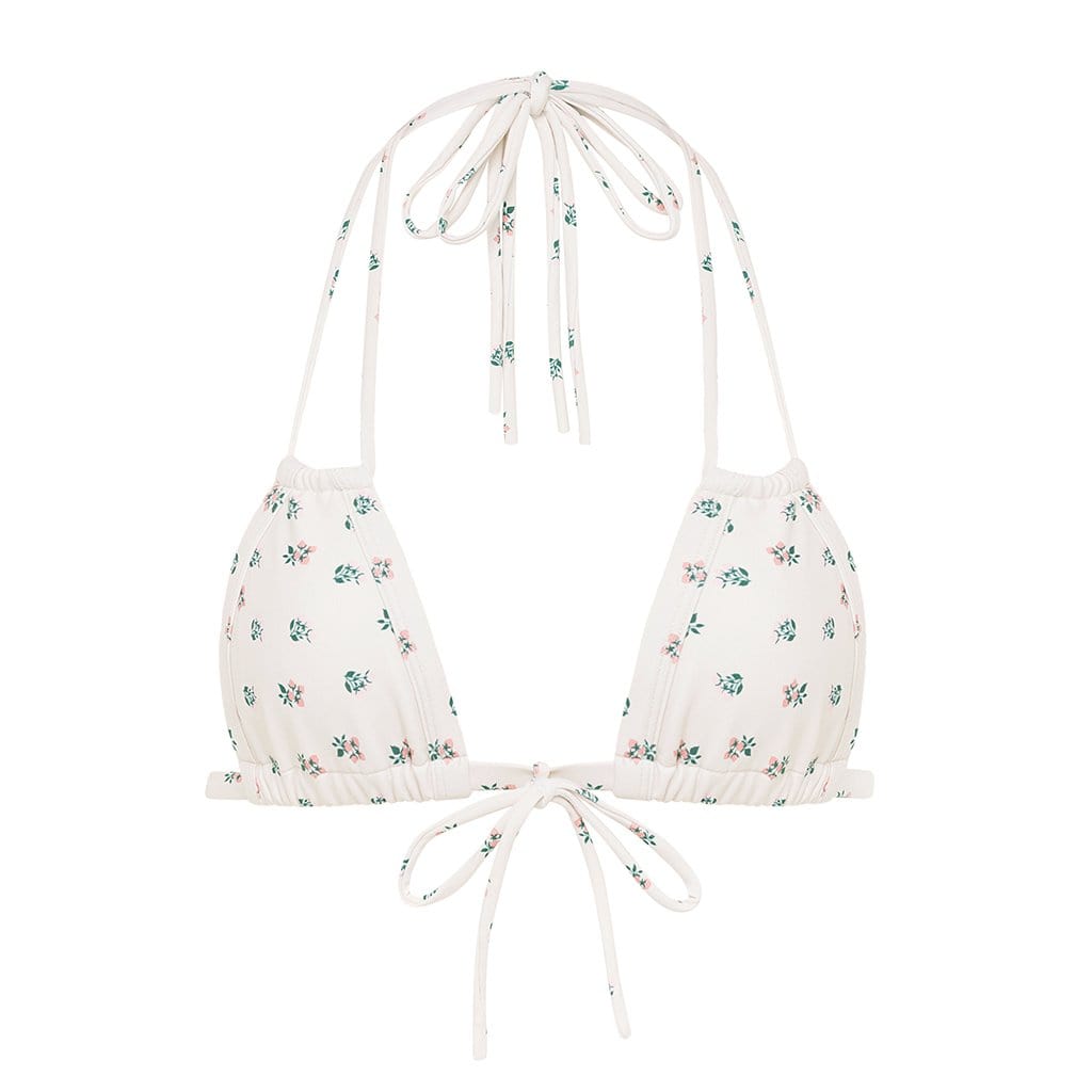 Euro Bow Bikini Top | Fruity Floral