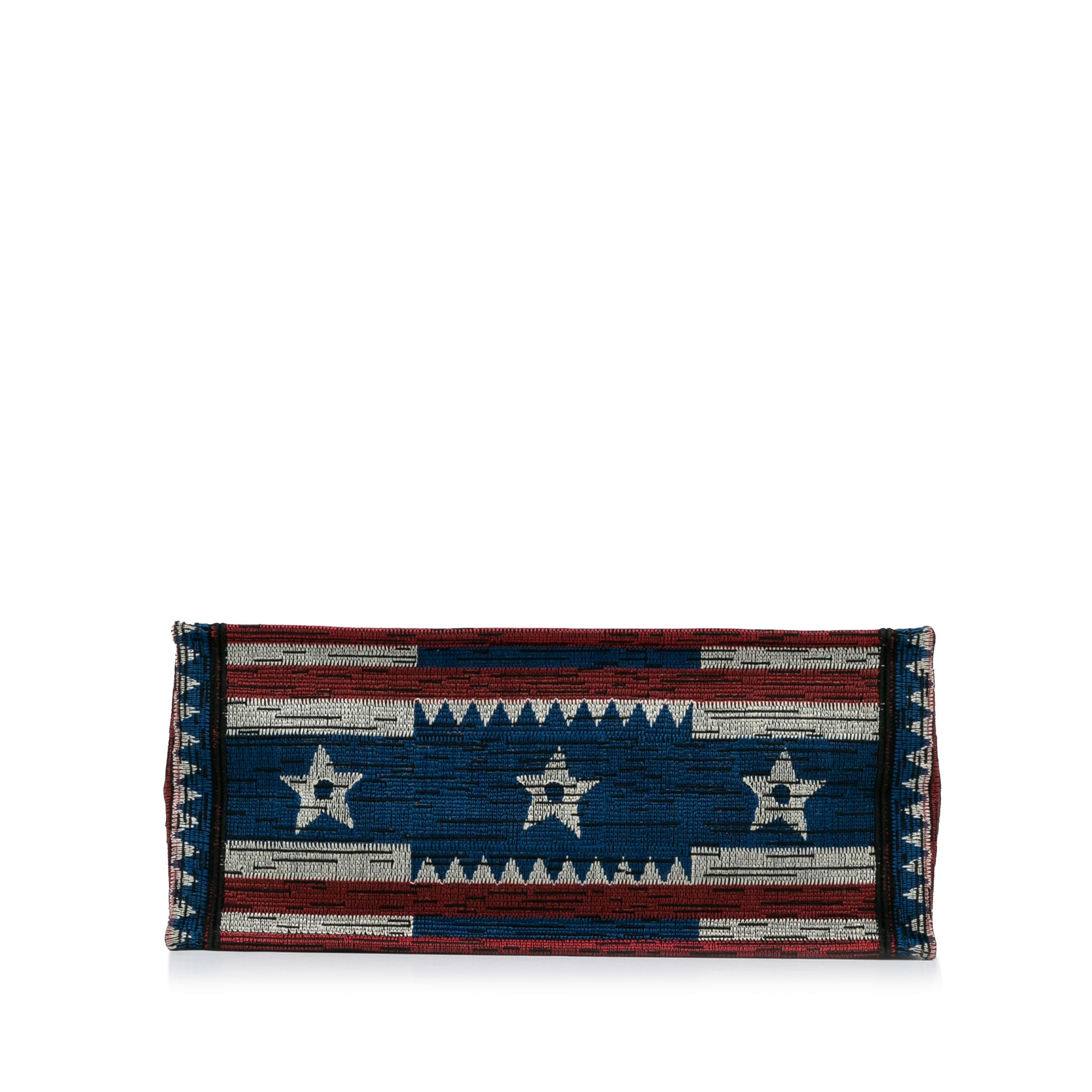 Dior | Pre-Owned Large French Flag Book Tote - II | Blue