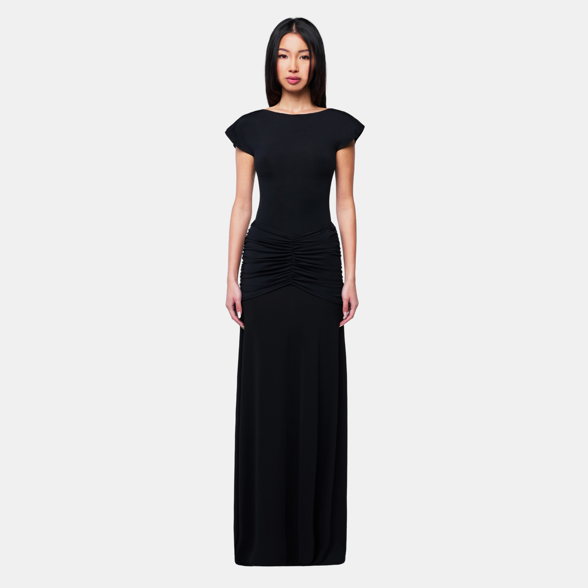 OW Collection GAIA Maxi Dress Dress 121 - Black