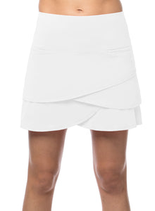 Scallop Skort-short | White