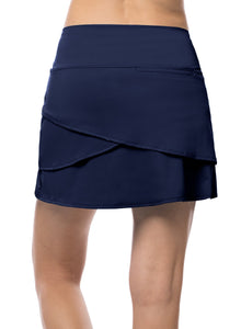 Scallop Skort-short | Midnight