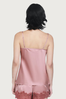 Silk Lace Cami | Mauve