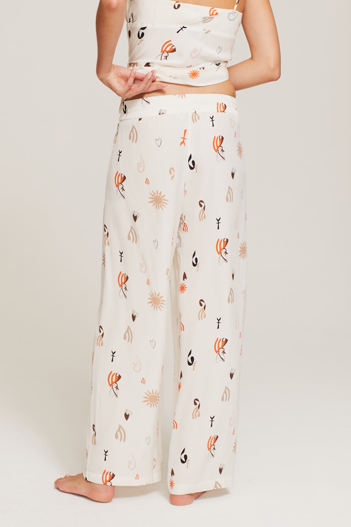 GINIA Isla Pant in Hepworth Print