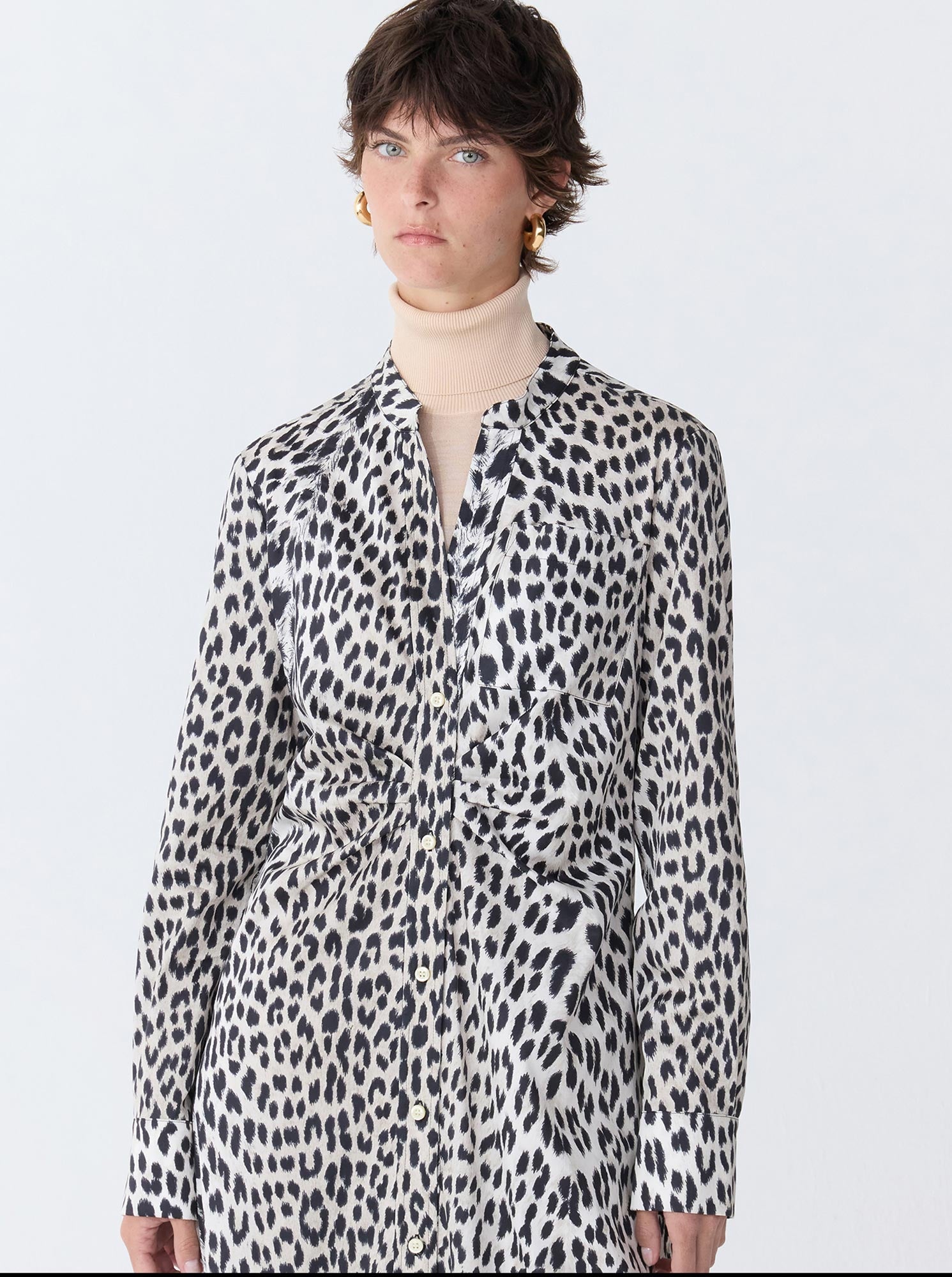 Genny Shirtdress | Natural