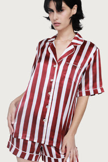 Fine Finishes Short Pajama | Red Stripe