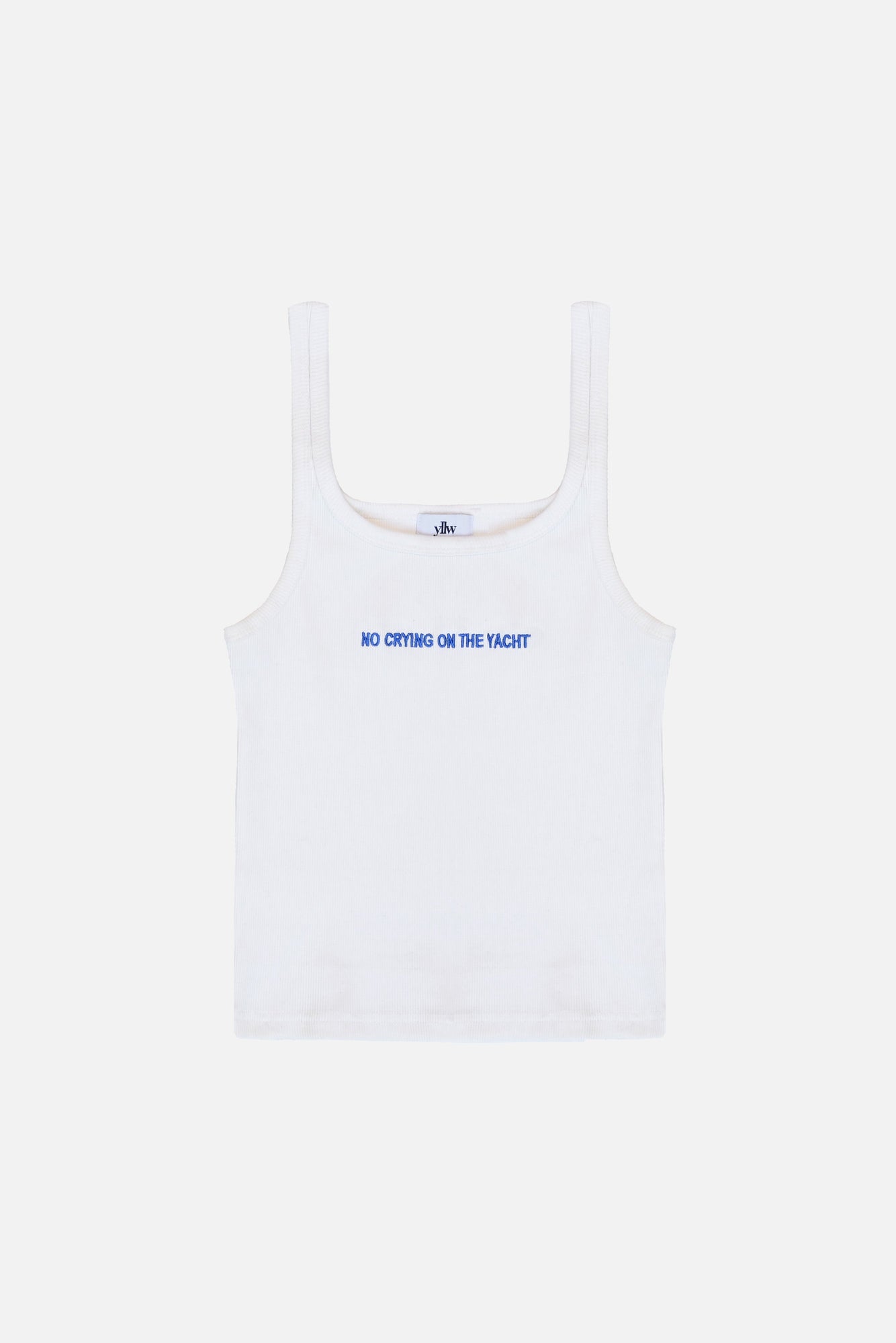 No Crying Tank | White
