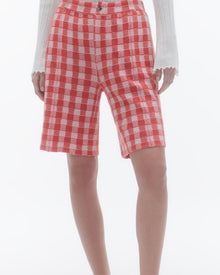Gingham Bermuda Short | Cherry Combo