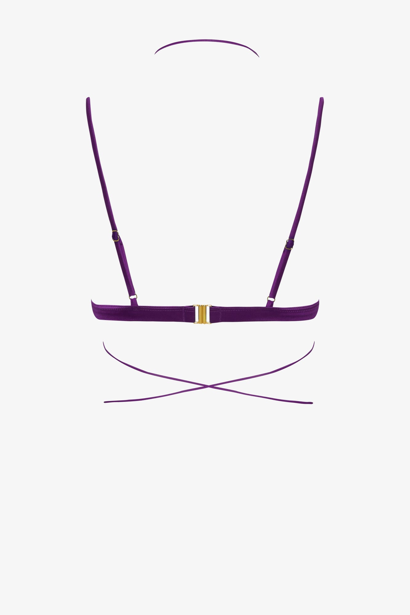 Triangle Bikini Top - Glow | Purple
