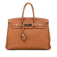 Hermes | Pre-Owned Togo Birkin Retourne 35 | Brown