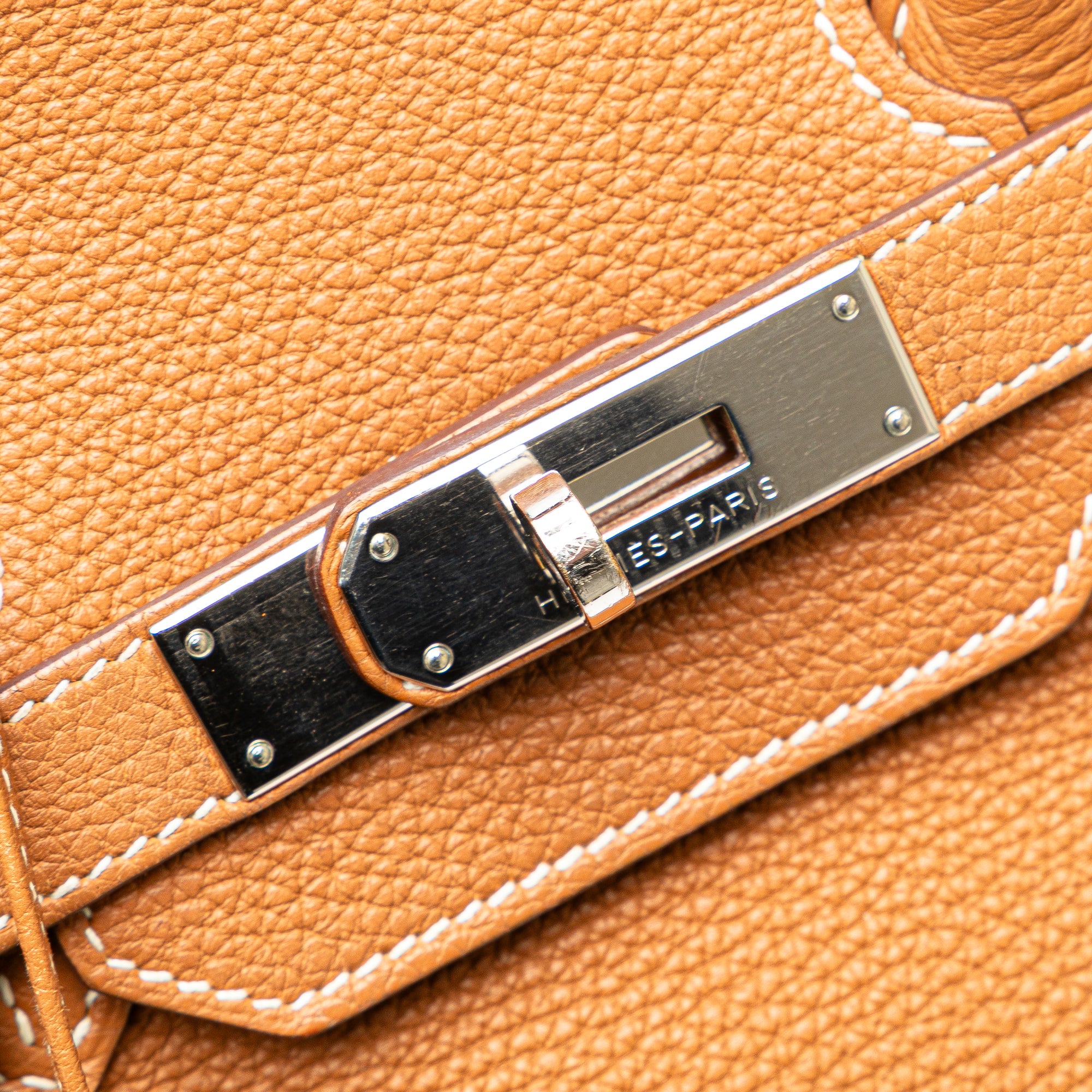 Hermes | Pre-Owned Togo Birkin Retourne 35 | Brown