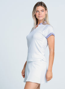 Top Golf | Lavender Love Short Sleeve | White