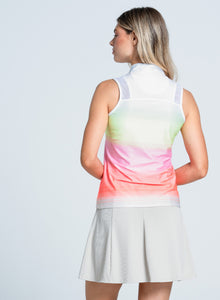 Top Golf | Spin Around Zip Tank | Flamingo