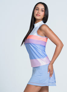 Top Golf | Breezy Love Zip Tank | Lavender